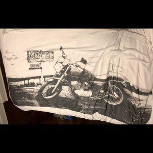 Motorcycle themed scarf